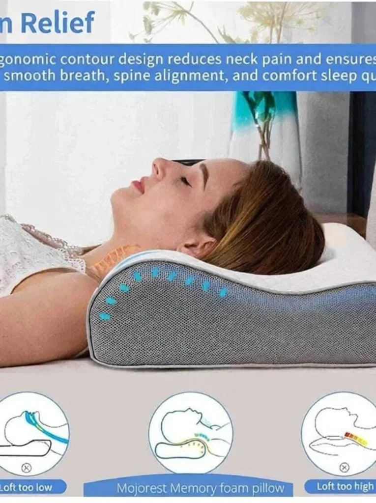 velvure Memory Foam Orthopaedic Pillow Pack of 1